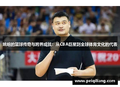 姚明的篮球传奇与跨界成就：从CBA巨星到全球体育文化的代表