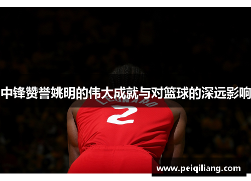 中锋赞誉姚明的伟大成就与对篮球的深远影响