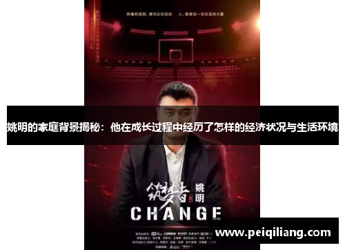 姚明的家庭背景揭秘：他在成长过程中经历了怎样的经济状况与生活环境